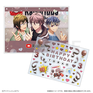 アイドリッシュセブン　RabbiTube mini　デコシール付きカード＆スタンドセット　御堂虎於
