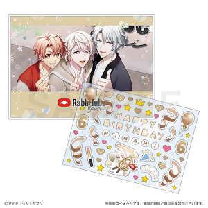 アイドリッシュセブン　RabbiTube mini　デコシール付きカード＆スタンドセット　棗巳波