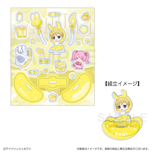 アイドリッシュセブン　ベビコミュ　アクリルフレーク＆ゆらゆらスタンド　六弥ナギ