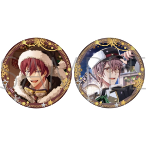 アイドリッシュセブン（原作版）　缶バッジセット／狗丸トウマ＆御堂虎於 Black Holy Night ～Xmas 2023～