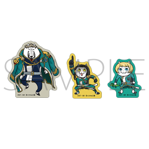 ステッカーセット　おうちゃくま（ラスタル）＆仕事猫（イオク）＆仕事猫（ジュリエッタ）【受注生産商品】　機動戦士ガンダム 鉄血のオルフェンズ 鉄華の祝祭 事後通販