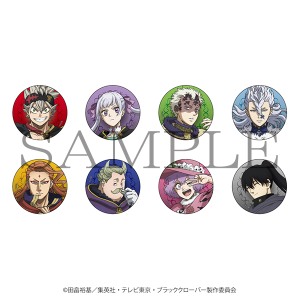 カンバッジ(ランダム)　A ブラッククローバー展　事後通販