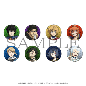 カンバッジ(ランダム)　B ブラッククローバー展　事後通販