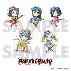 バンドリ！ ガールズバンドパーティ！ キラキラステッカーセット　Poppin’Party