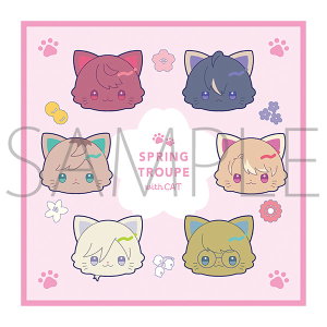 A3!　withCAT illustration Ver. ハンドタオル／春組