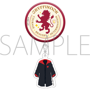 ハリー･ポッター　チャーム付缶バッジ／Gryffindor