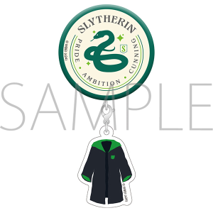 ハリー･ポッター　チャーム付缶バッジ／Slytherin