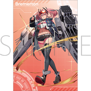 アズールレーン　クリアポスター／ブレマートン
