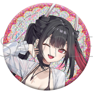 アズールレーン　グリッター缶バッジ／初月
