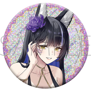 アズールレーン　グリッター缶バッジ／武蔵