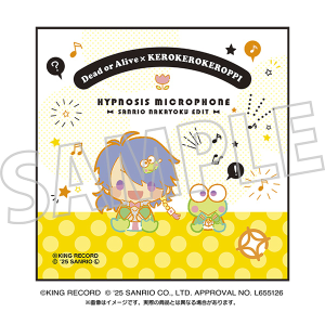 ヒプノシスマイク SANRIO NAKAYOKU EDIT　刺繍入りハンドタオル／有栖川帝統×けろけろけろっぴ