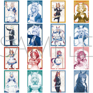 アニメ『ウマ娘 シンデレラグレイ』　メタルポストカードコレクション　～聖蹄祭へようこそ！トレセン学園メイド喫茶～