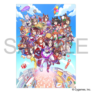 ウマ娘 プリティーダービー　クリアファイル／KV　熱血ハチャメチャ大感謝祭！