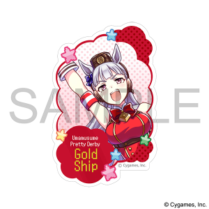 ウマ娘 プリティーダービー　ダイカットステッカー／ゴールドシップ、熱血ハチャメチャ大感謝祭！