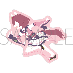 アニメ『ウマ娘 シンデレラグレイ』　ステッカー／ゆるパレット　サクラチヨノオー