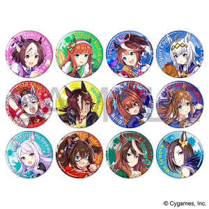 ウマ娘 プリティーダービー　キャラバッジコレクション／A　熱血ハチャメチャ大感謝祭！