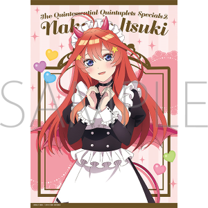 五等分の花嫁＊　クリアポスター／（小悪魔メイド）中野五月