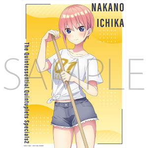 「映画 五等分の花嫁」 B1サイズポスター 中野 一花 二乃 三玖 四葉 五月 五等分の花嫁＊ クリアポスター／中野一花: イラスト／アート
