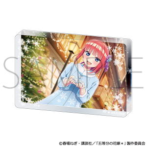 五等分の花嫁＊　アクリルブロック／（雪降るクリスマス）中野二乃