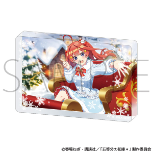 五等分の花嫁＊　アクリルブロック／（雪降るクリスマス）中野五月