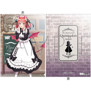 五等分の花嫁∽　クリアファイル／（小悪魔メイド）　中野二乃