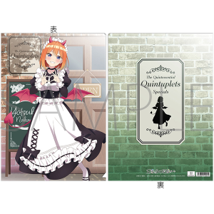 五等分の花嫁∽　クリアファイル／（小悪魔メイド）　中野四葉