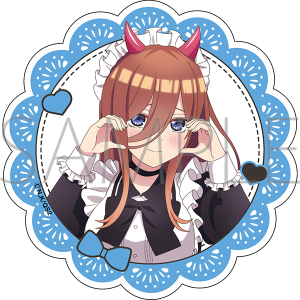 五等分の花嫁＊　アクリルコースター／（小悪魔メイド）中野三玖