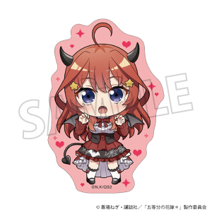 五等分の花嫁＊　ステッカー／（ミニキャラ）中野五月