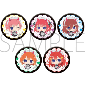 五等分の花嫁＊　キャラバッジコレクション（ちみっつ）
