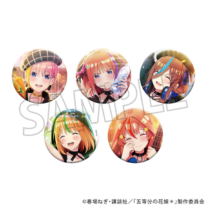 五等分の花嫁＊　缶バッジセット（ガールズバンド）