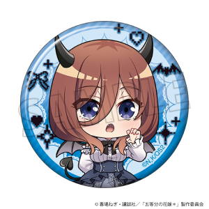 五等分の花嫁＊　缶バッジ／（ミニキャラ）中野三玖