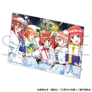 五等分の花嫁＊　アクリルアートパネル（雪降るクリスマス）