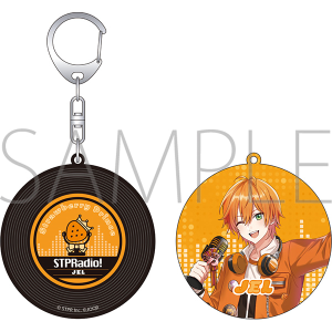 すとぷり 莉犬のSTPRadio!　レコード風キーホルダー／ジェル