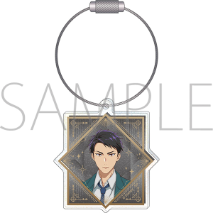 ディズニー ツイステッドワンダーランド ザ アニメーション　ラメアクリルキーホルダー／円満雄剣