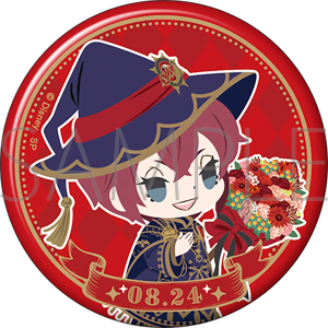 ディズニー ツイステッドワンダーランド　アクリルパネル＆缶バッジセット／バースデー第三弾　リドル・ローズハート