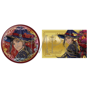 ディズニー ツイステッドワンダーランド　オーロラ箔押し缶バッジ＆メタルカードセット　ブルームバースデーver.／ジャミル・バイパー【受注生産商品】