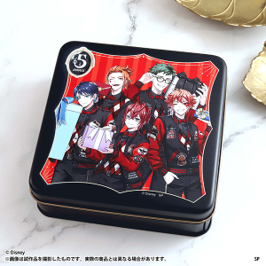 ディズニー ツイステッドワンダーランド　缶入りハンドタオル／5th Anniversary ver.　ハーツラビュル寮