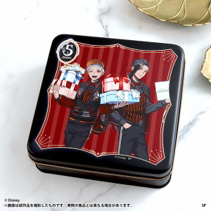 ディズニー ツイステッドワンダーランド　缶入りハンドタオル／5th Anniversary ver.　スカラビア寮