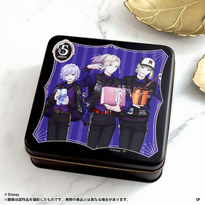 ディズニー ツイステッドワンダーランド　缶入りハンドタオル／5th Anniversary ver.　ポムフィオーレ寮