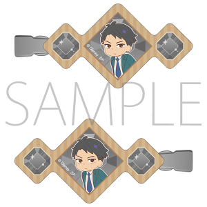 ディズニー ツイステッドワンダーランド ザ アニメーション　アクリルヘアクリップ／円満雄剣