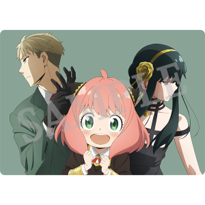 WIT×CLW アニメSPY×FAMILY SHOP　下敷き　ショップビジュアル