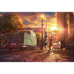 WIT×CLW アニメSPY×FAMILY SHOP　ポストカード／くるまでおでけけ＜帰り道＞