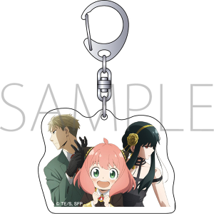 WIT×CLW アニメSPY×FAMILY SHOP　チェンジングキーホルダー　ショップビジュアル