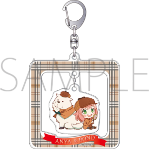 WIT×CLW アニメSPY×FAMILY SHOP　ゆらゆらアクリルキーホルダー　アーニャ＆ボンド