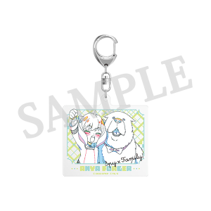 WIT×CLW アニメSPY×FAMILY SHOP　劇場版 SPY×FAMILY CODE: White アーニャひゃくめんそうアクリルキーホルダーVol.3【C】