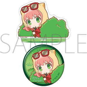 WIT×CLW アニメSPY×FAMILY SHOP　アクリルスタンド＆缶バッジセット　尾行アーニャ