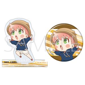 WIT×CLW アニメSPY×FAMILY SHOP　アクリルスタンド＆缶バッジセット／リゾート　アーニャ