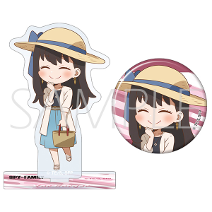 WIT×CLW アニメSPY×FAMILY SHOP　アクリルスタンド＆缶バッジセット／リゾート　ヨル