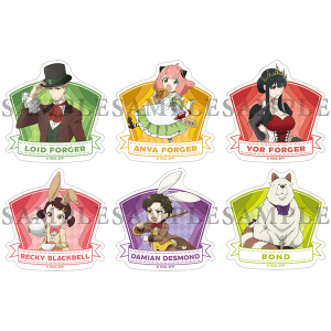 WIT×CLW アニメSPY×FAMILY SHOP　ステッカーセット　TEA TIME