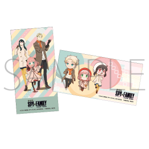 WIT×CLW アニメSPY×FAMILY SHOP　劇場版 SPY×FAMILY CODE: White　ステッカーセット　ショップビジュアル＆デフォルメ劇場衣装